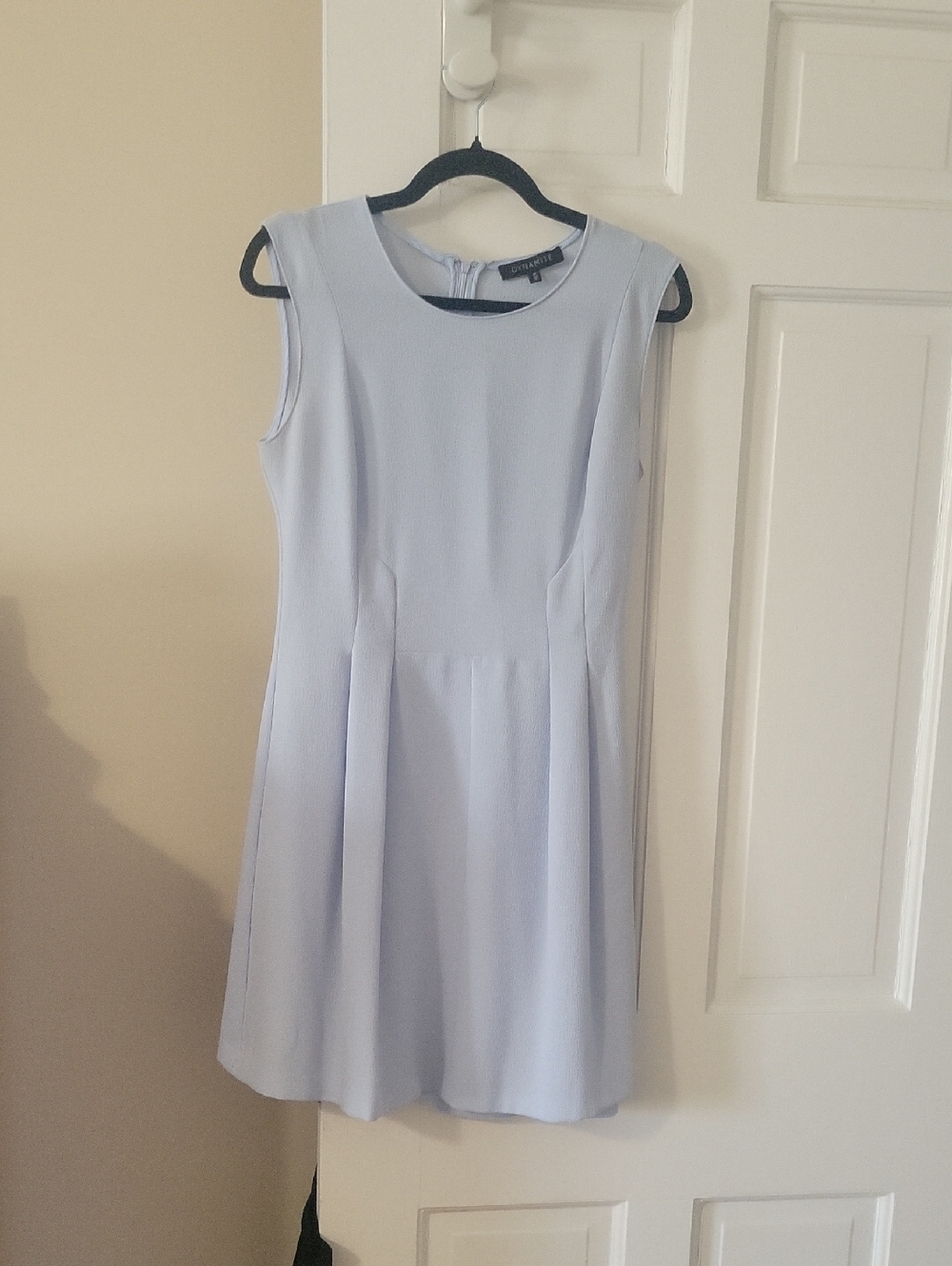 Dynamite Pale Blue Sleeveless Fit & Flare Mini Dress In Size Medium